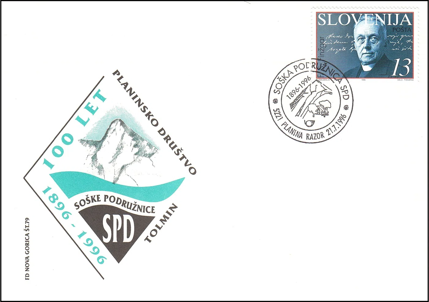 SOŠKA PODRUŽNICA SPD 1896 - 1996